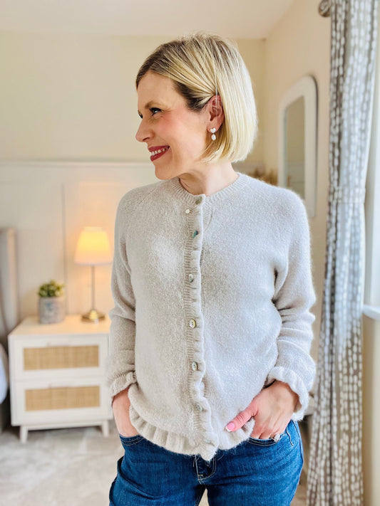 Penelope Alpaca Cardigan | 3 Colours Cardigan Miss Sugar Beige 