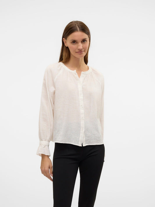 Pernilla Top | Snow White Shirts & Tops Aware 
