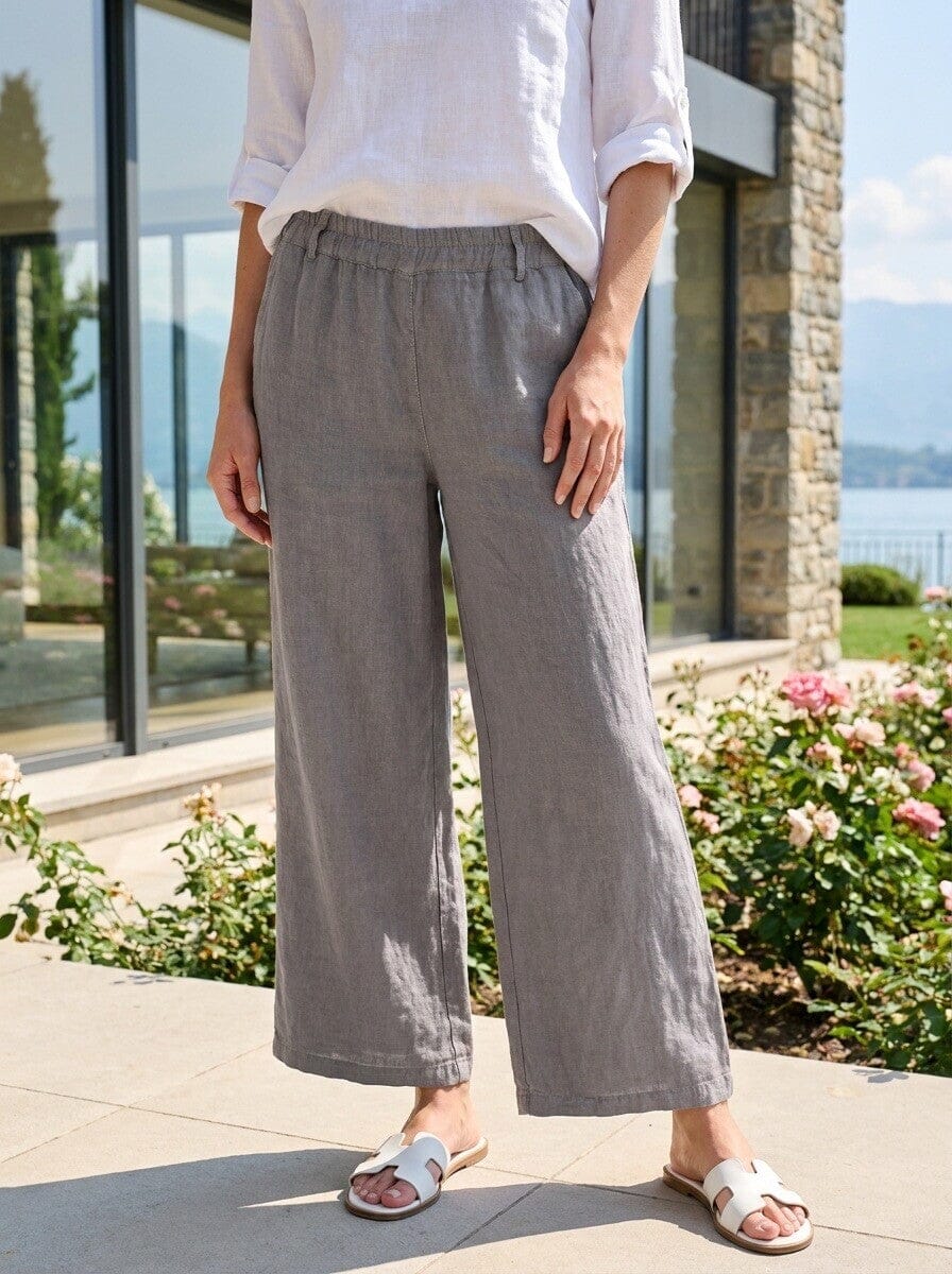 Petra Linen Pants | 3 Colours Shorts Parisienne Collection 