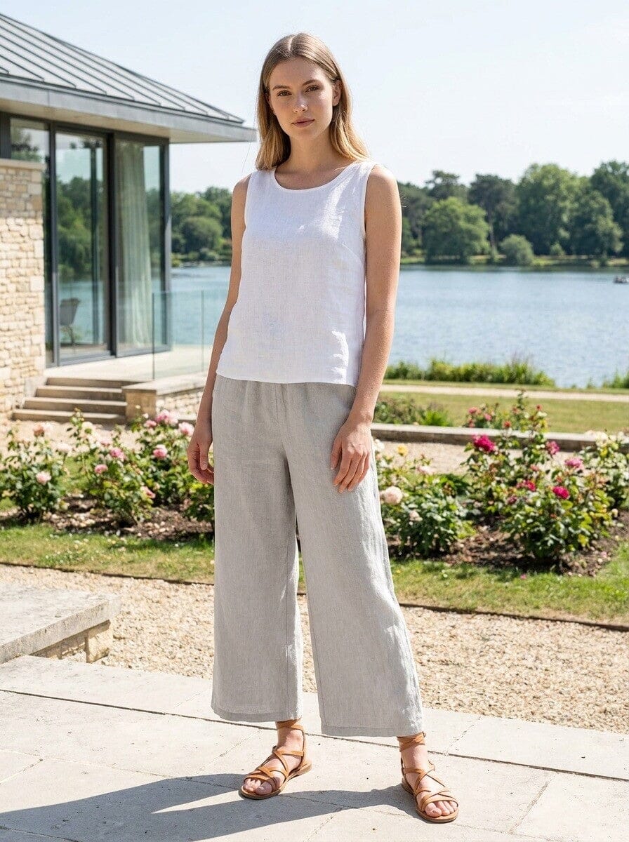 Petra Linen Pants | 3 Colours Shorts Parisienne Collection 