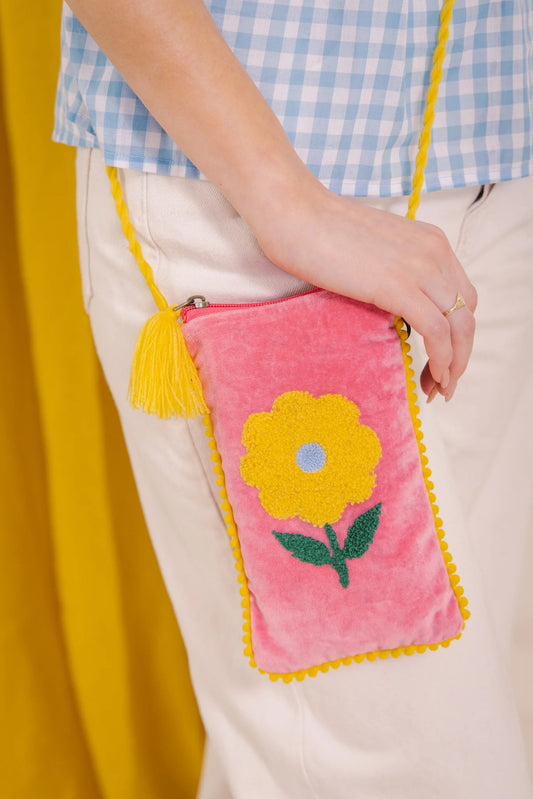 Phone Pouch | Flower | Pink Pouch Pink Lemons 