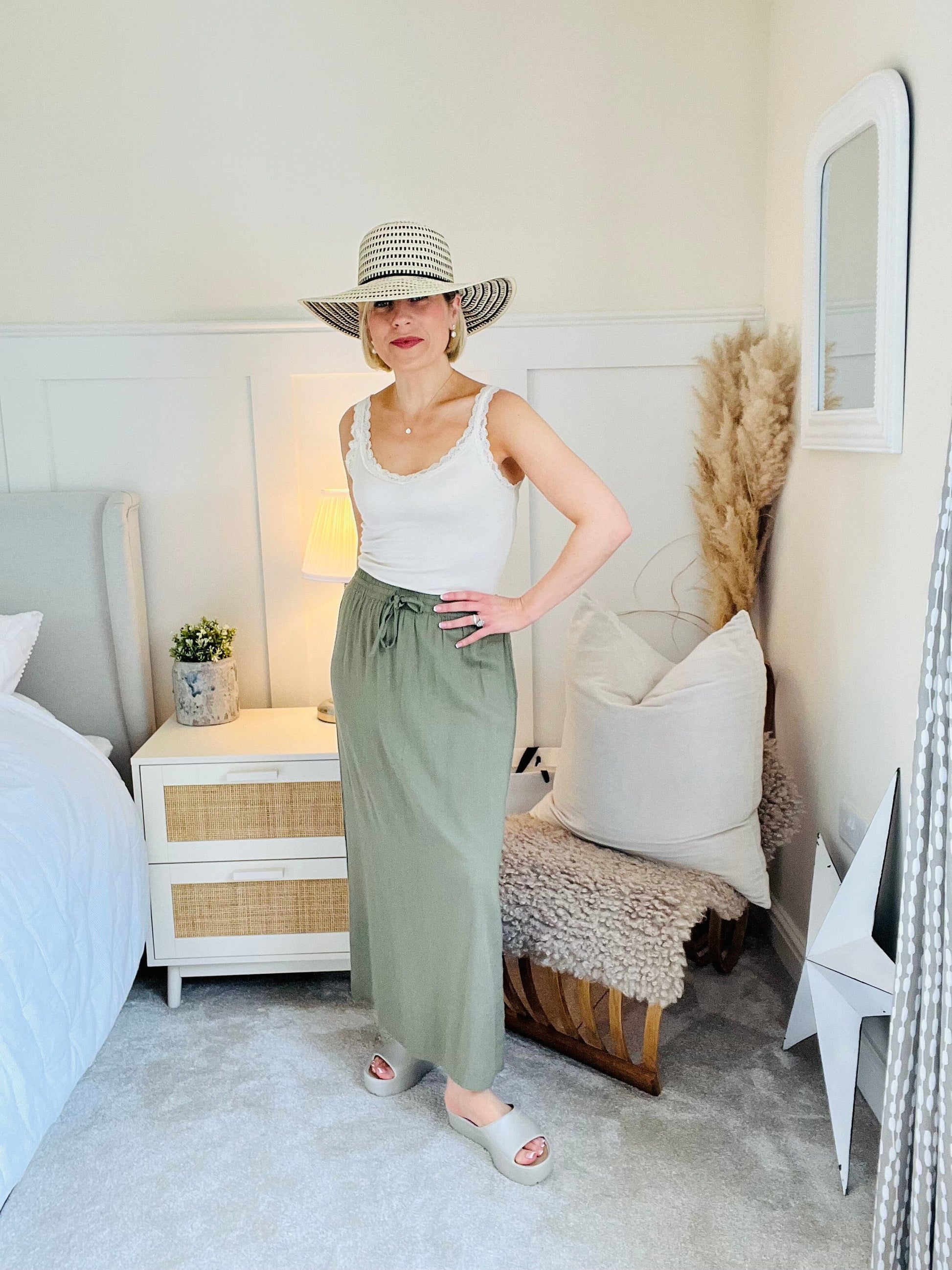 Pia Skirt | Deep Lichen Green Skirt Pieces 