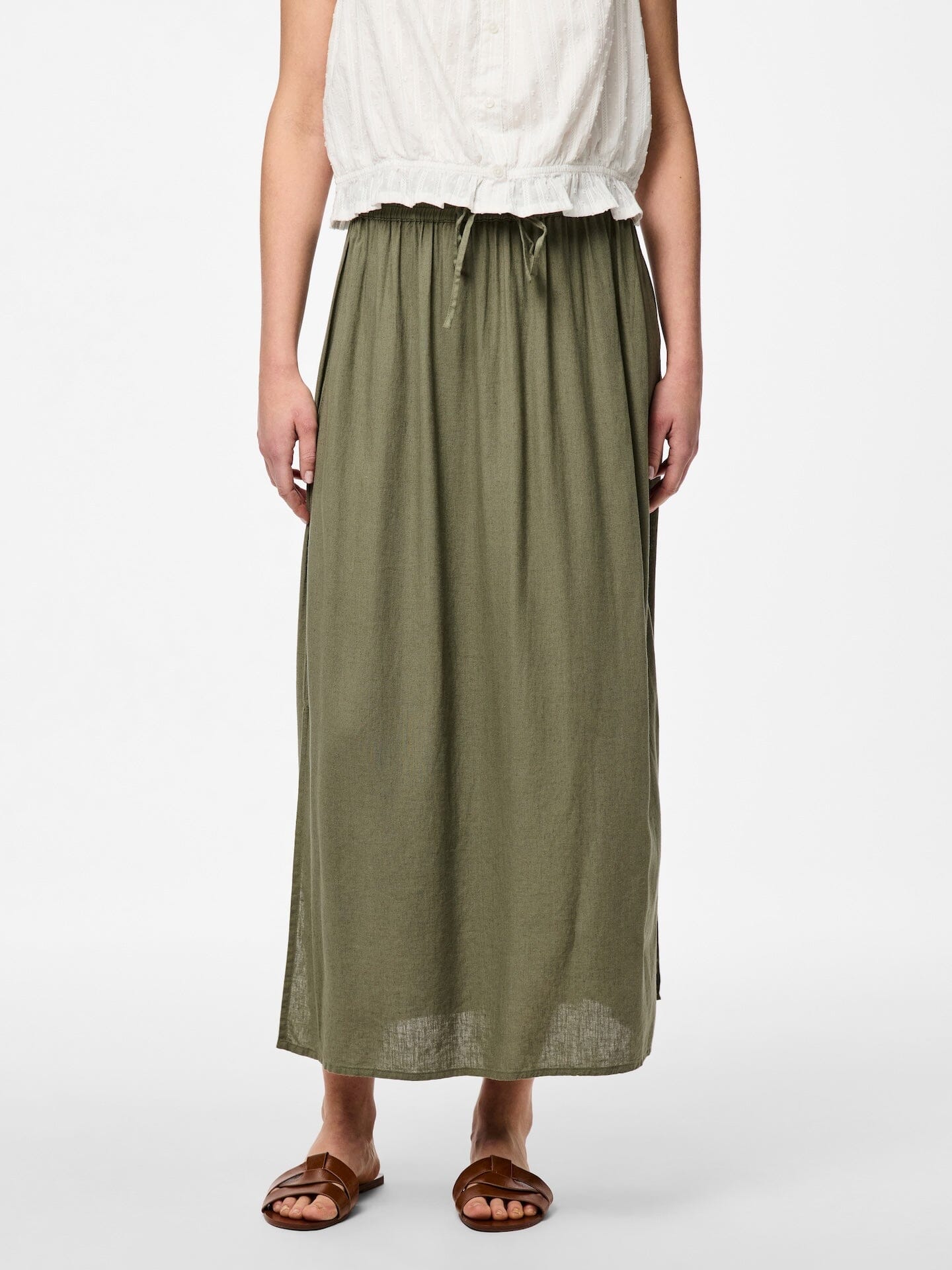 Pia Skirt | Deep Lichen Green Skirt Pieces 