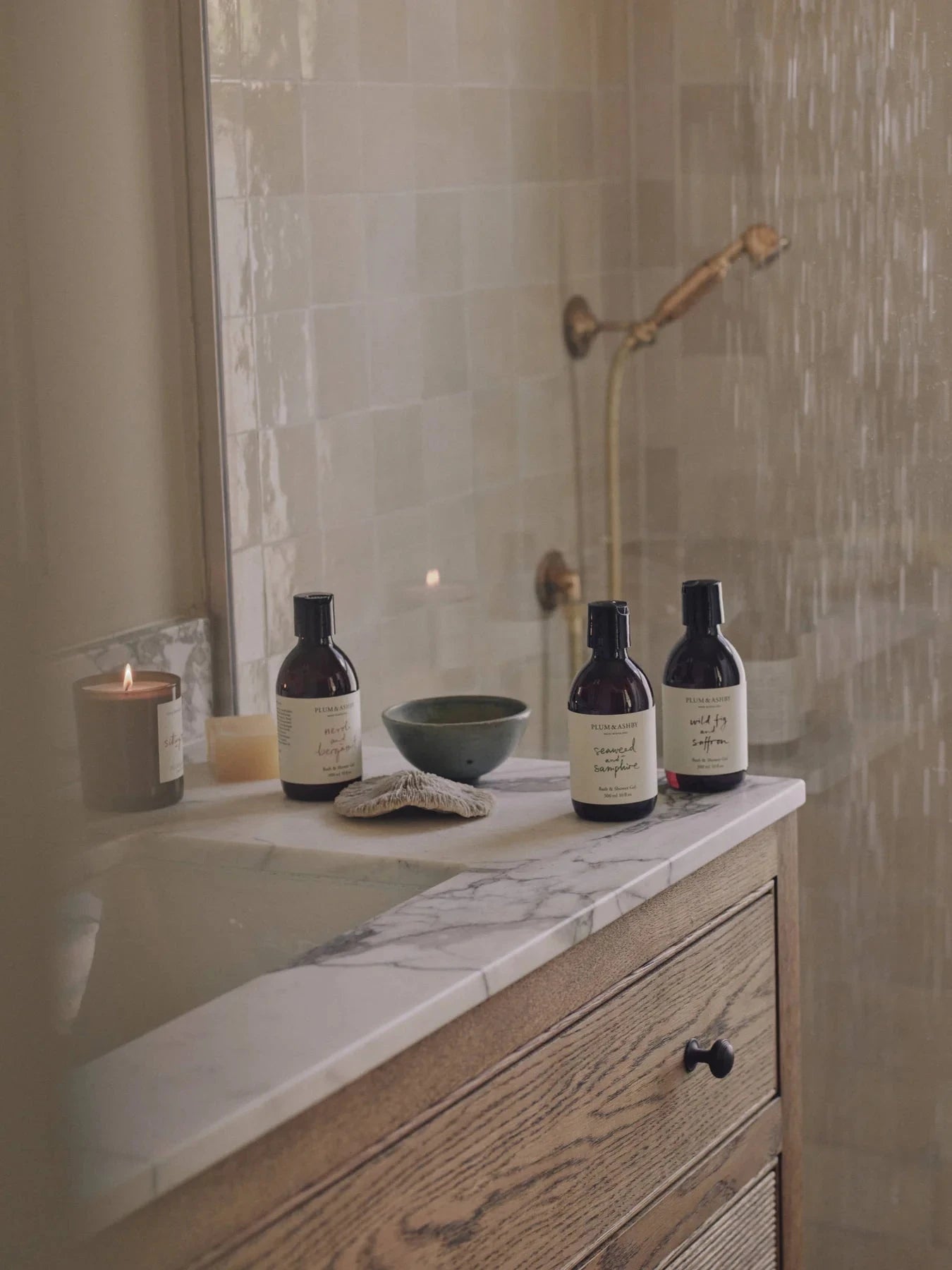 Plum & Ashby Bath & Shower Gel | Seaweed & Samphire Hand Wash Plum & Ashby 