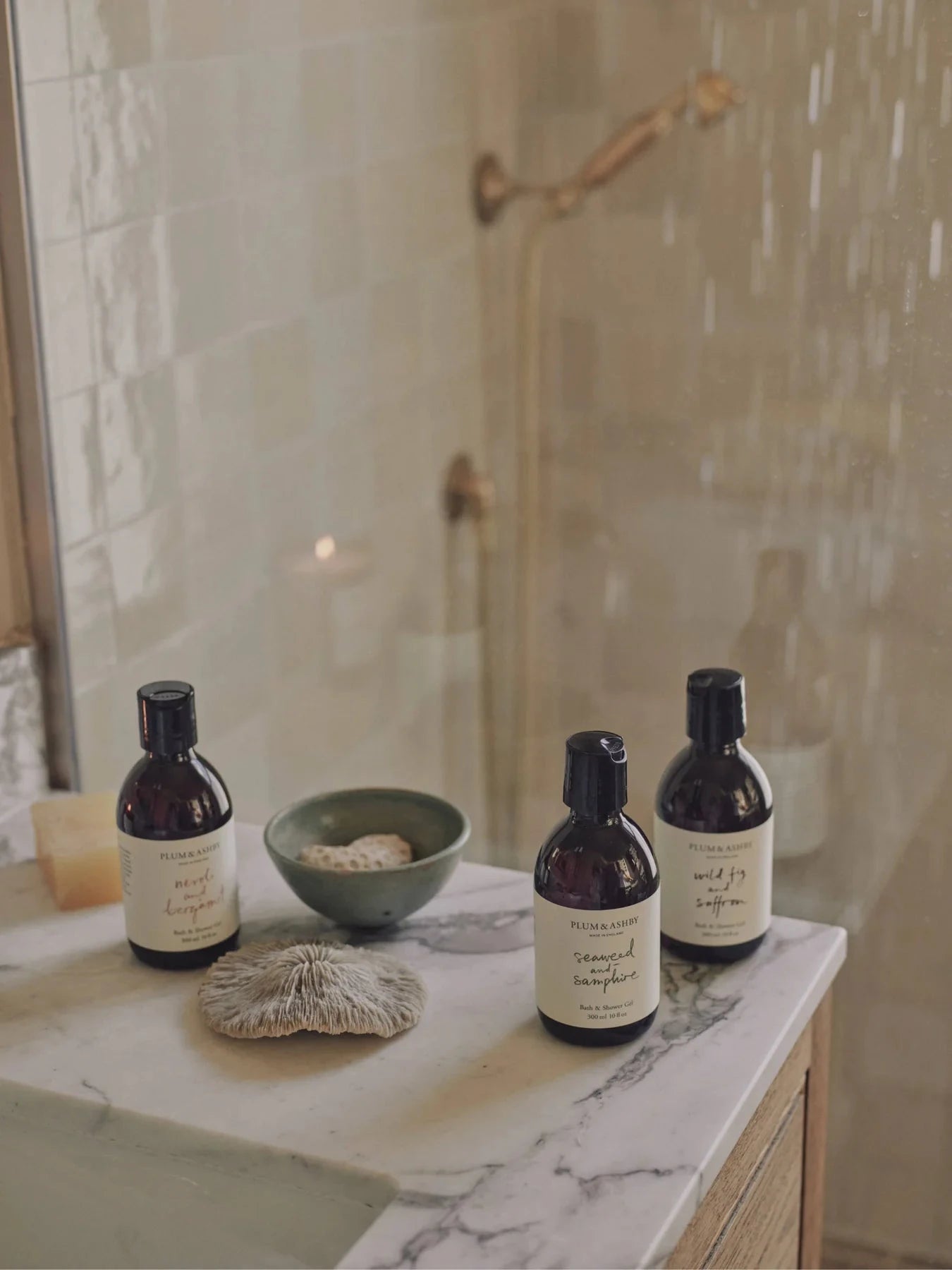 Plum & Ashby Bath & Shower Gel | Seaweed & Samphire Hand Wash Plum & Ashby 