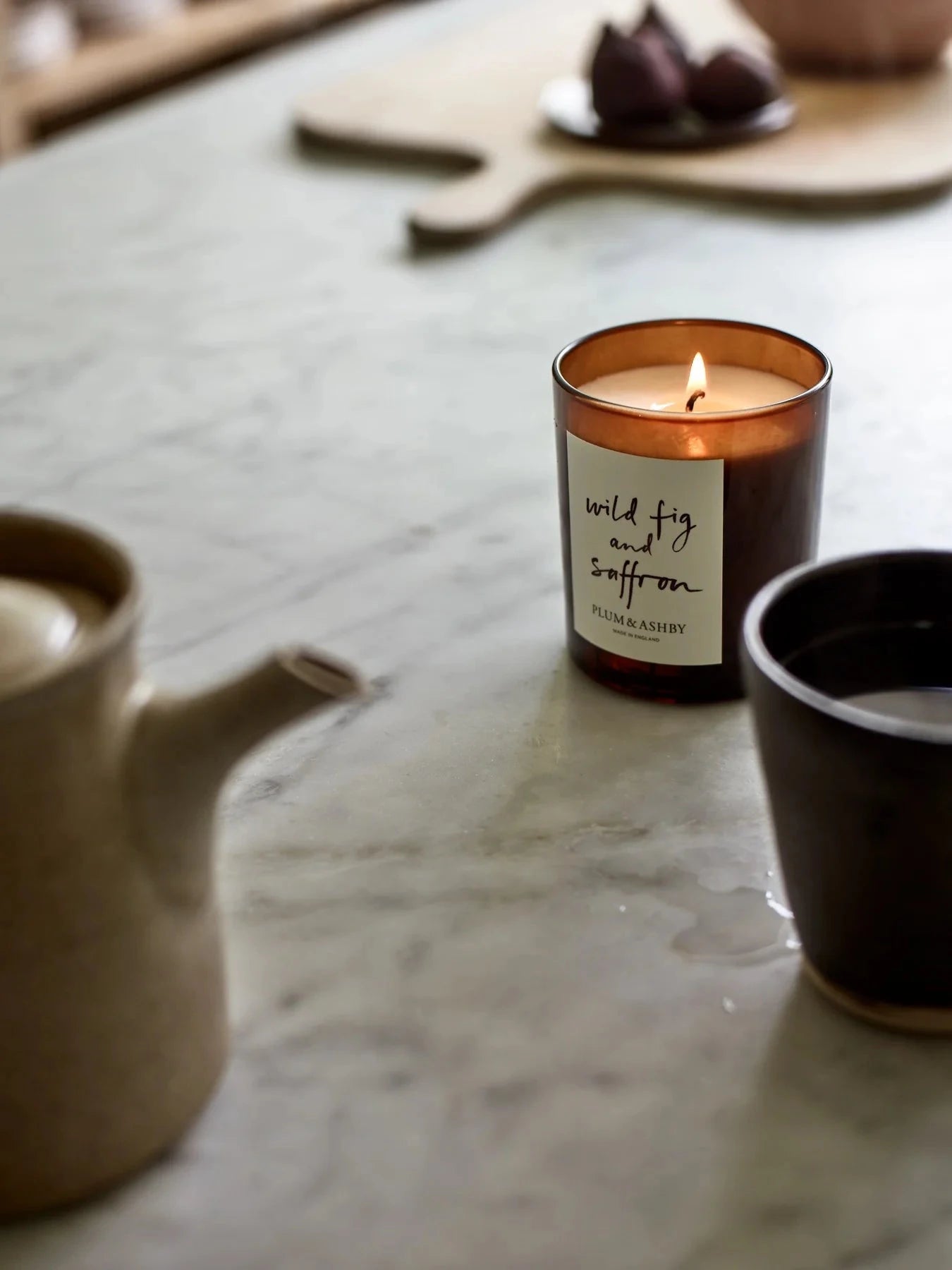 Plum & Ashby Candle | Wild Fig & Saffron Candle Plum & Ashby 