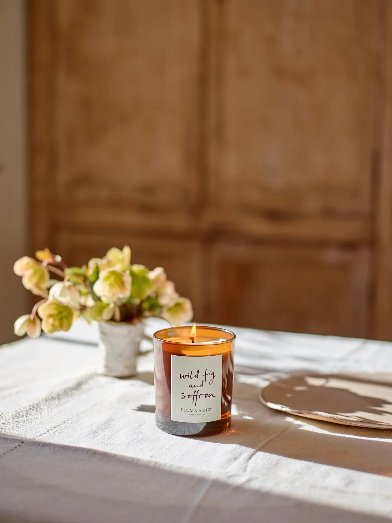 Plum & Ashby Candle | Wild Fig & Saffron Candle Plum & Ashby 