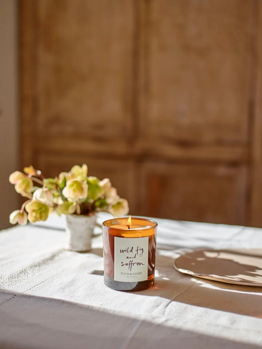 Plum & Ashby Candle | Wild Fig & Saffron Candle Plum & Ashby 
