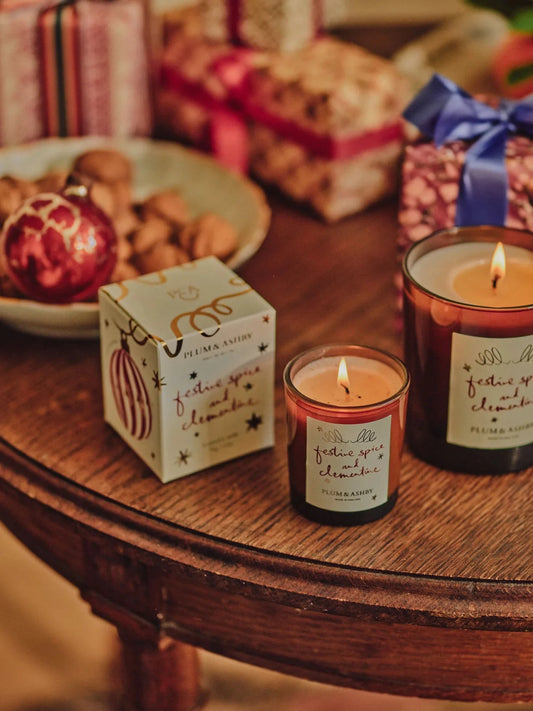 Plum & Ashby Votive | Festive Spice & Clementine Candle Plum & Ashby 