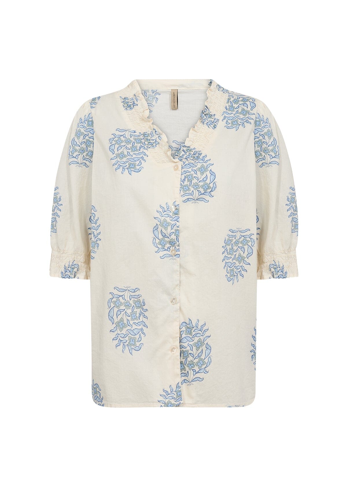 Pompeia Blouse | Air Blue Combi Blouse Soya Concept 