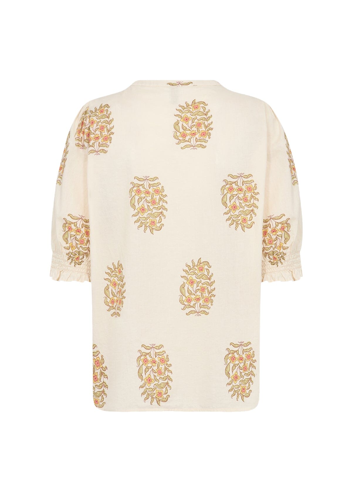 Pompeia Blouse | Cream Combi Blouse Soya Concept 