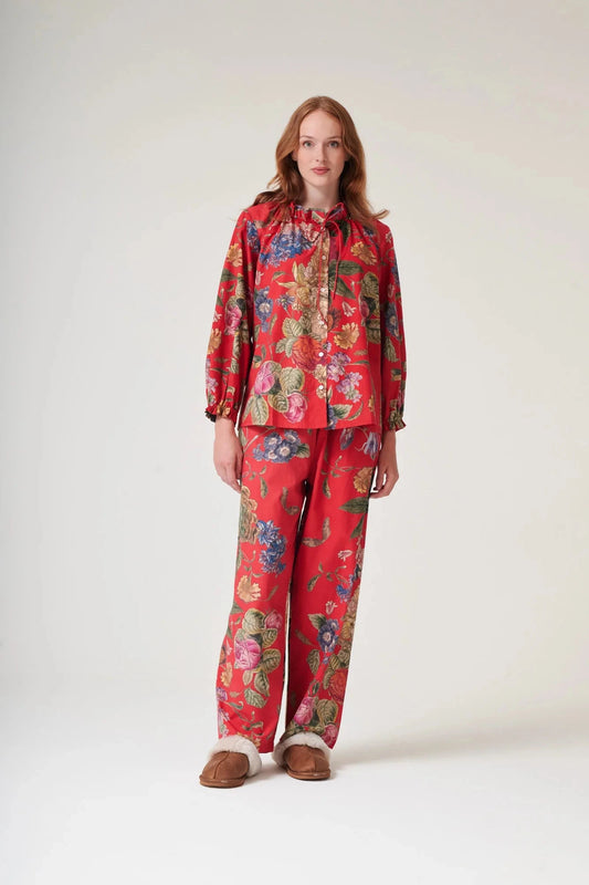 Poplin Pyjamas | Primula Berry Pyjamas One Hundred Stars 