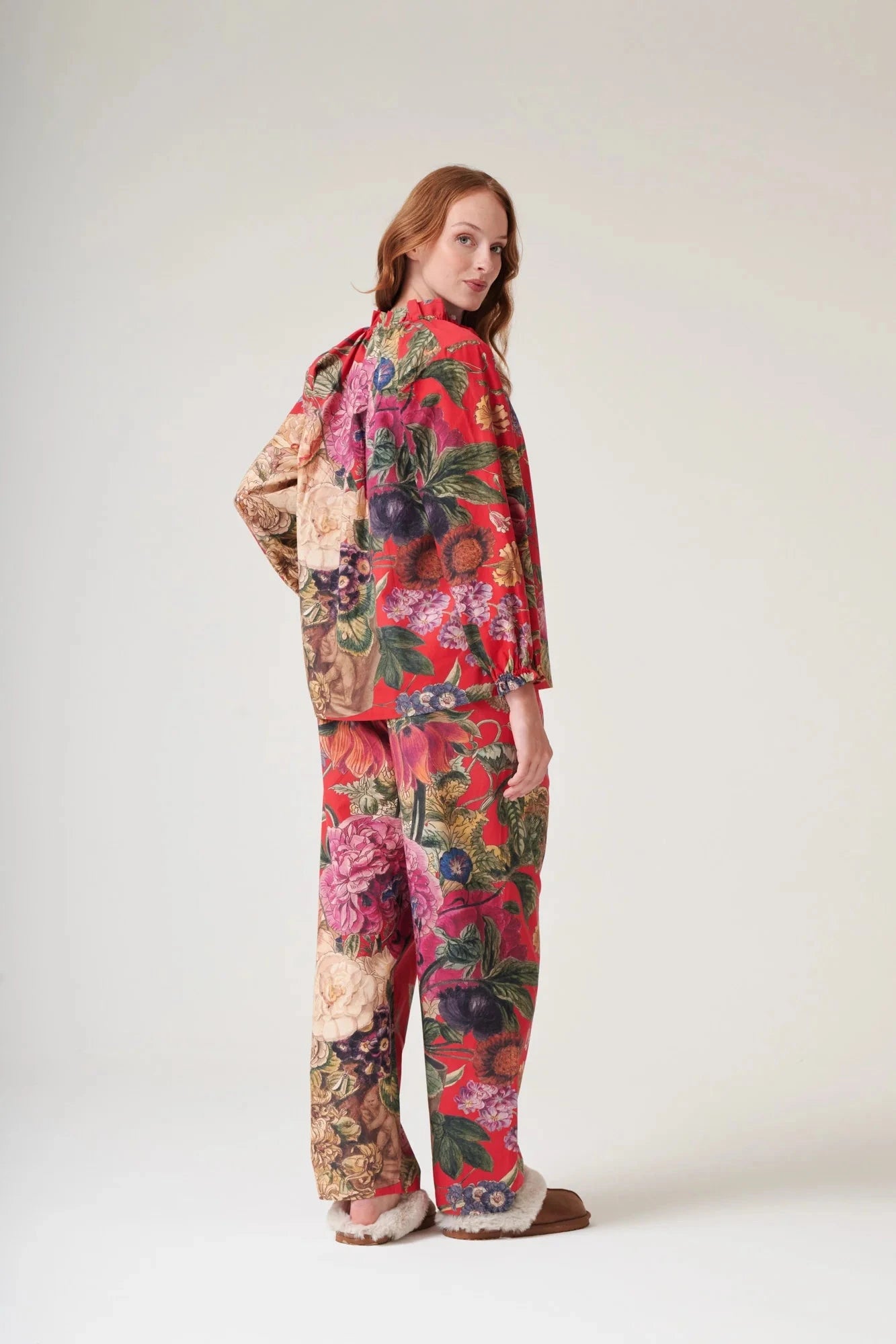 Poplin Pyjamas | Primula Berry Pyjamas One Hundred Stars 