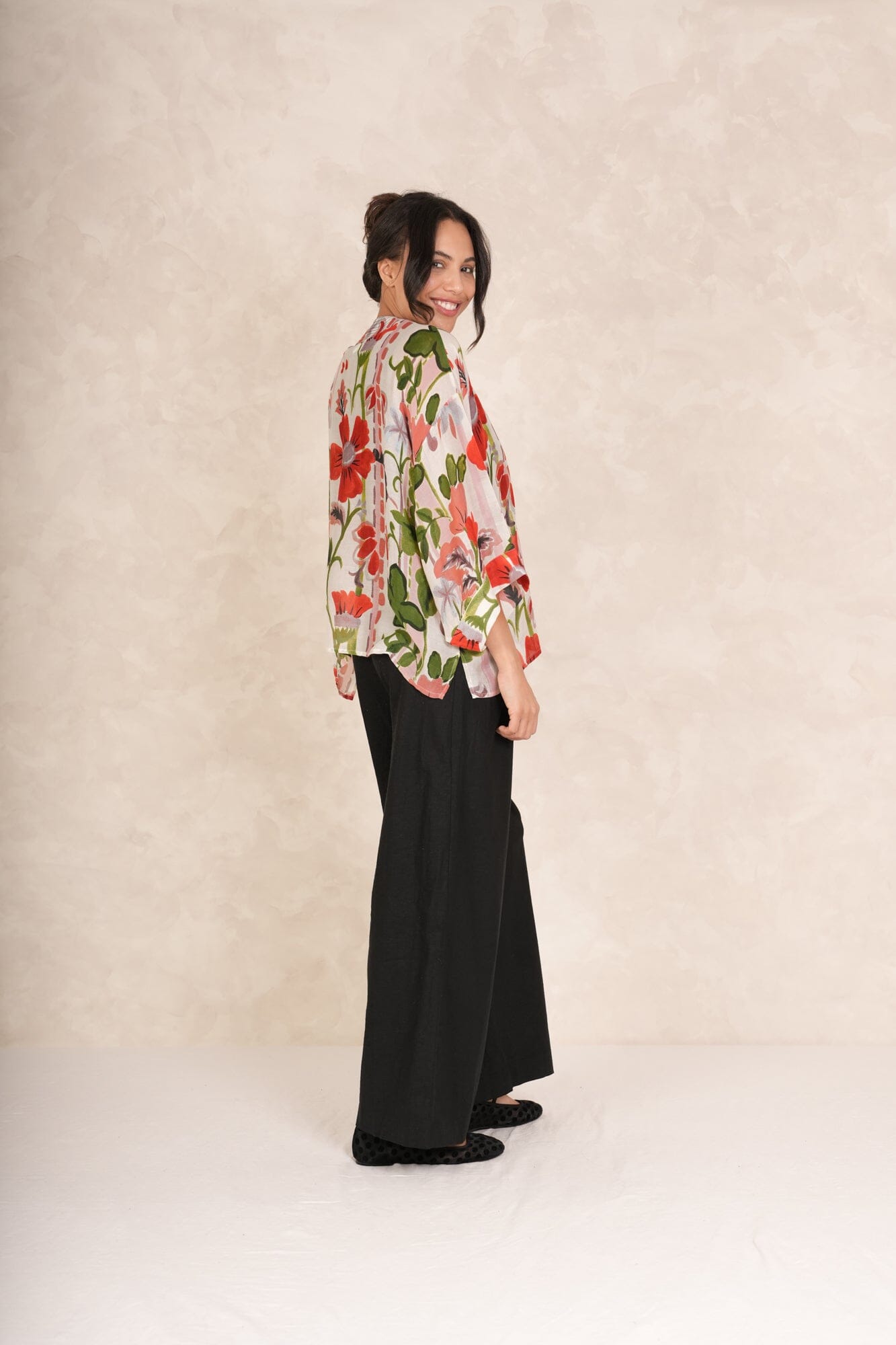 Poppy Kimono | Red Casual Kimonos One Hundred Stars 