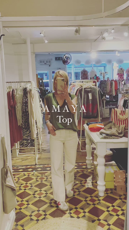 Amaya Satin Top | 5 Colours