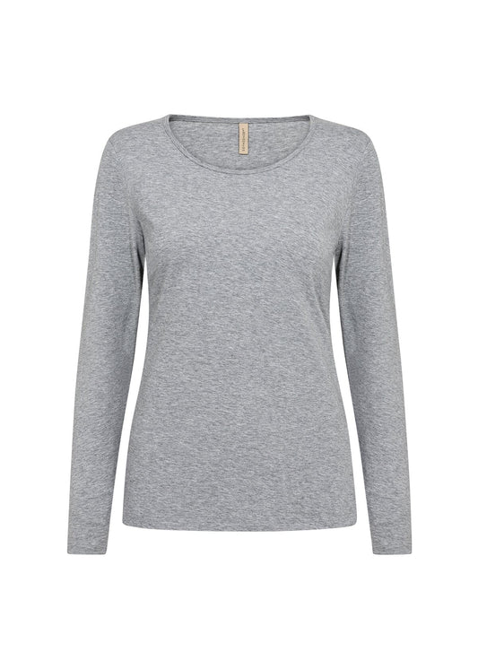 Pylle T Shirt | Medium Grey Blouse Soya Concept 