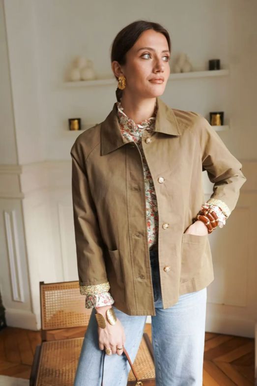 Rani Jacket | Beige Knitwear Parisienne Collection 