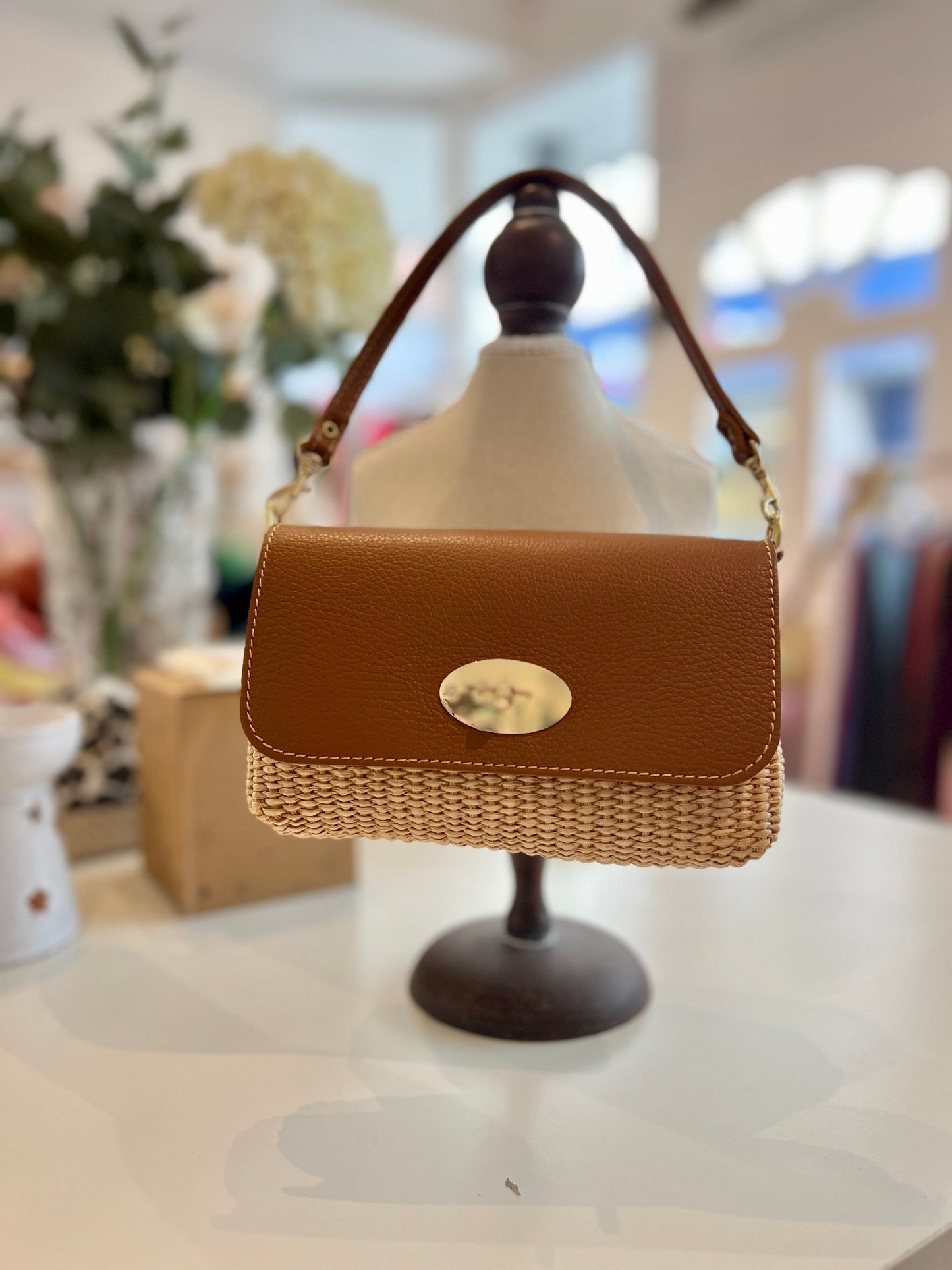 Raphia Bag | Multiple Colours Handbag French Edit Camel 