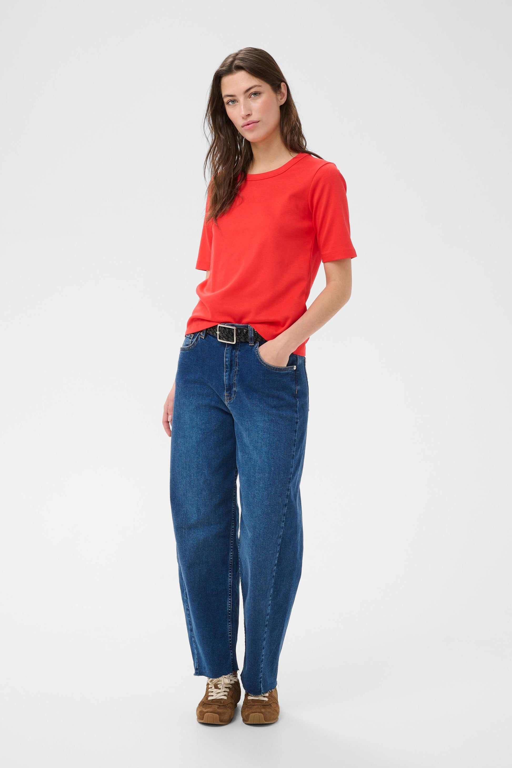 Ratana T Shirt | Poppy Red Shirts & Tops Part Two 