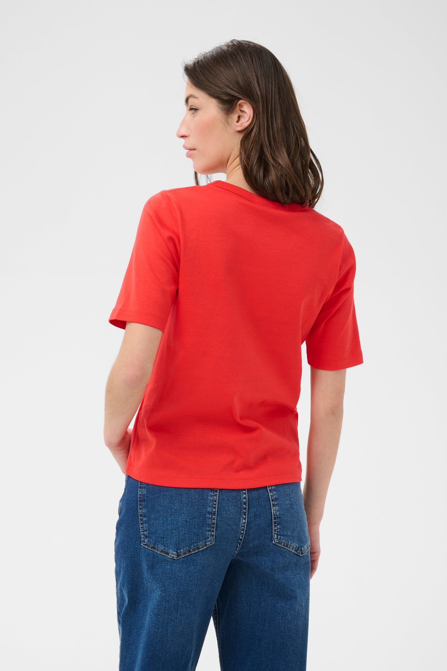 Ratana T Shirt | Poppy Red Shirts & Tops Part Two 
