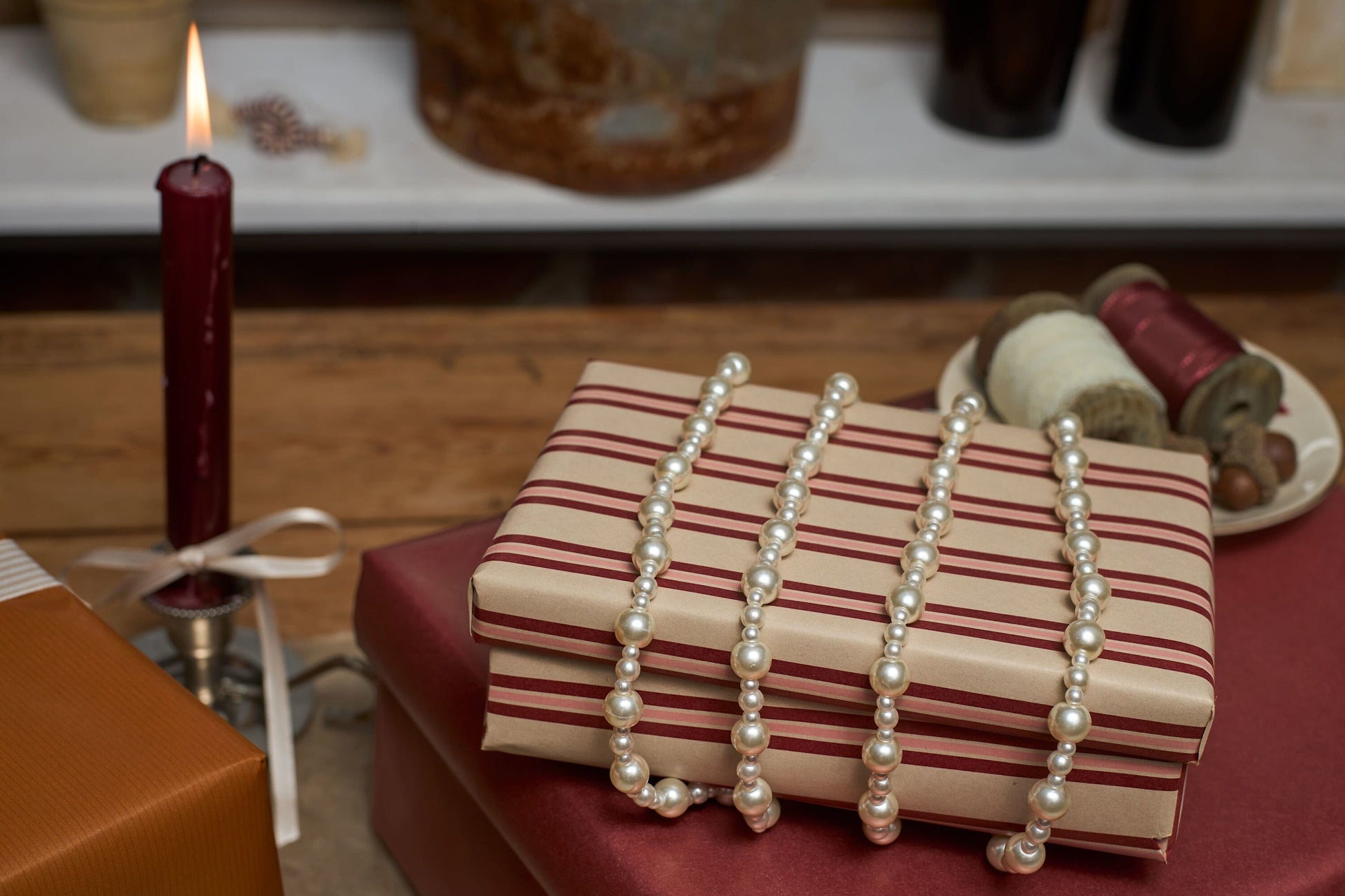 Reid Necklace | Mother of Pearl Necklaces Black Colour 