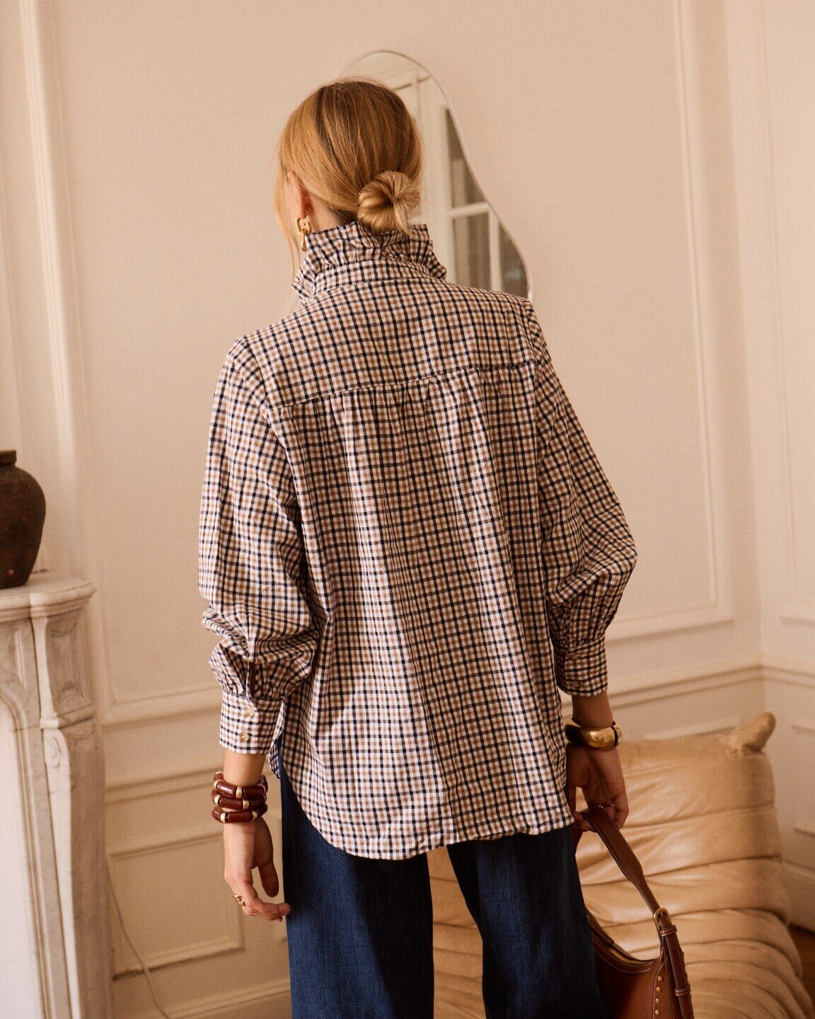 Remi Shirt | Taupe Shirt Parisienne Collection 