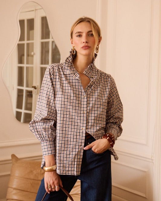 Remi Shirt | Taupe Shirt Parisienne Collection 