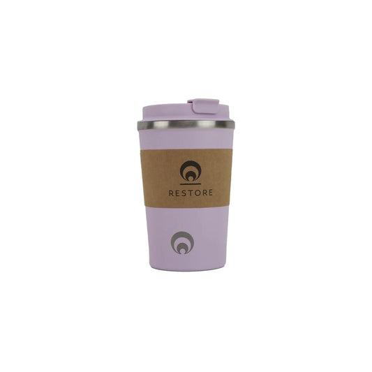 Restore Relax Insulated Travel Mug | Lilac Travel Mug Goodeehoo 