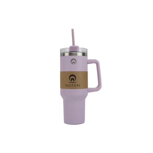 Restore Roomy Stainless Steel Hydration Mug XL | Lilac Water Bottle Goodeehoo 