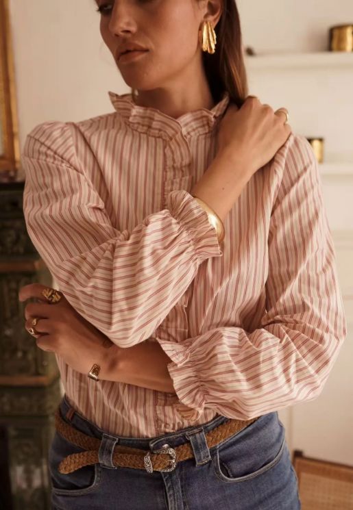 Reva Blouse | Pink Blouse Parisienne Collection 