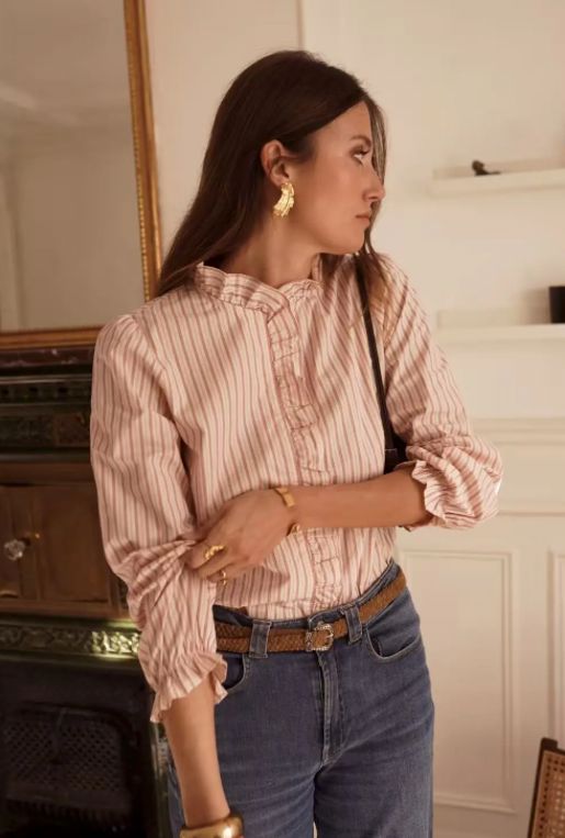 Reva Blouse | Pink Blouse Parisienne Collection 