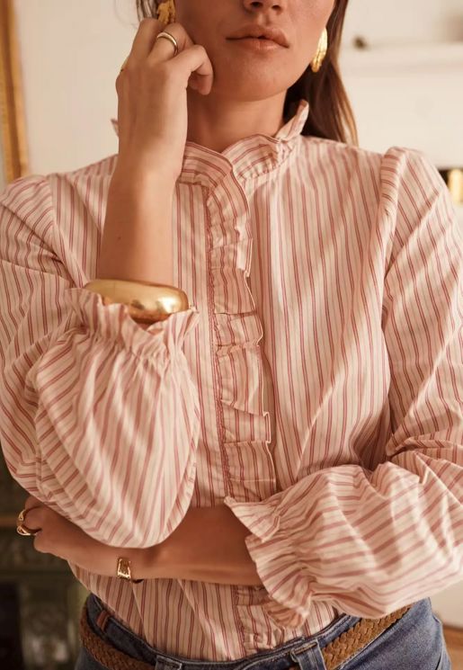 Reva Blouse | Pink Blouse Parisienne Collection 