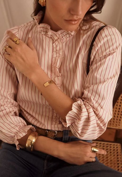 Reva Blouse | Pink Blouse Parisienne Collection 