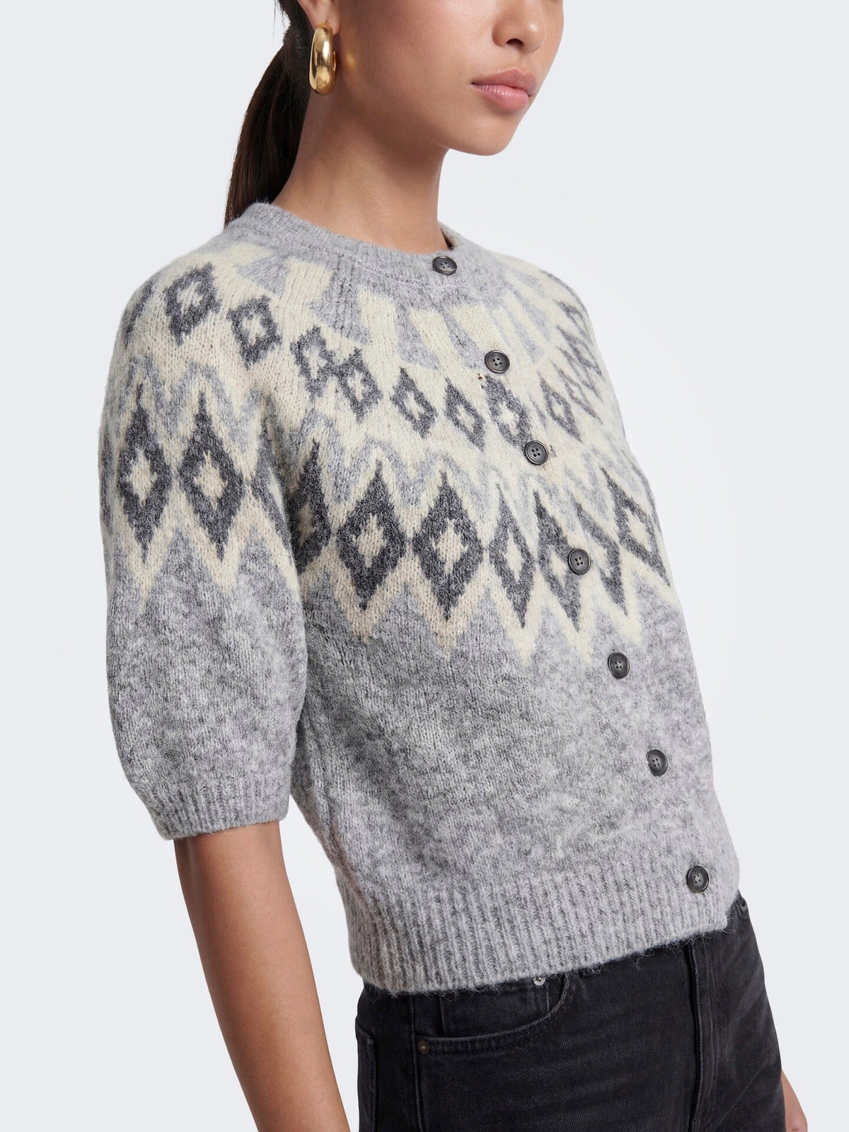 Reykja Caridgan | Light Grey Cardigan Only 