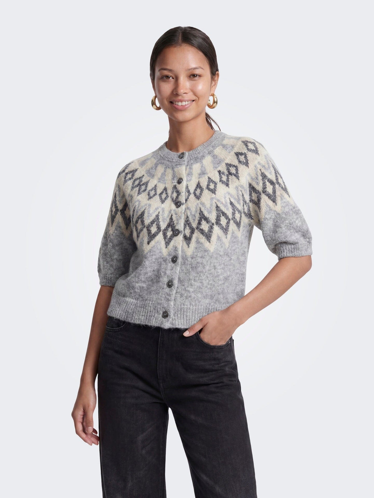 Reykja Caridgan | Light Grey Cardigan Only 
