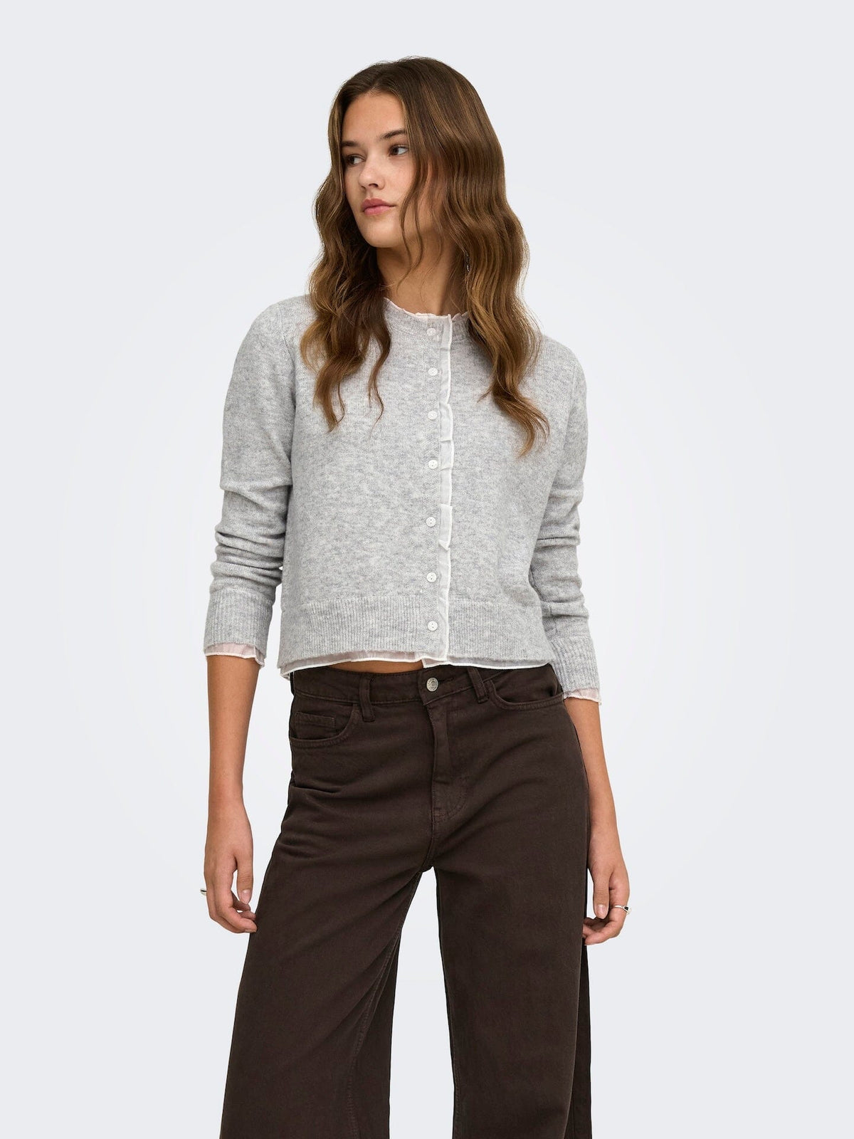 Rine Cardigan | Light Grey Cardigan Only 
