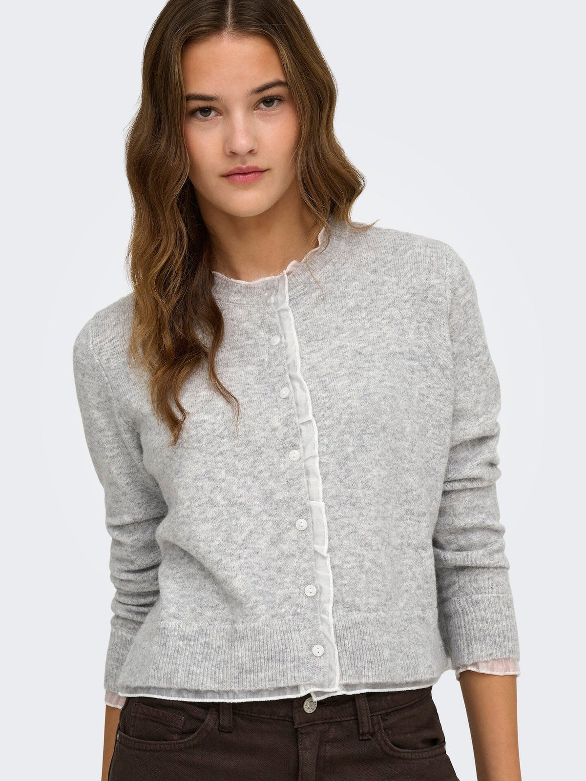 Rine Cardigan | Light Grey Cardigan Only 