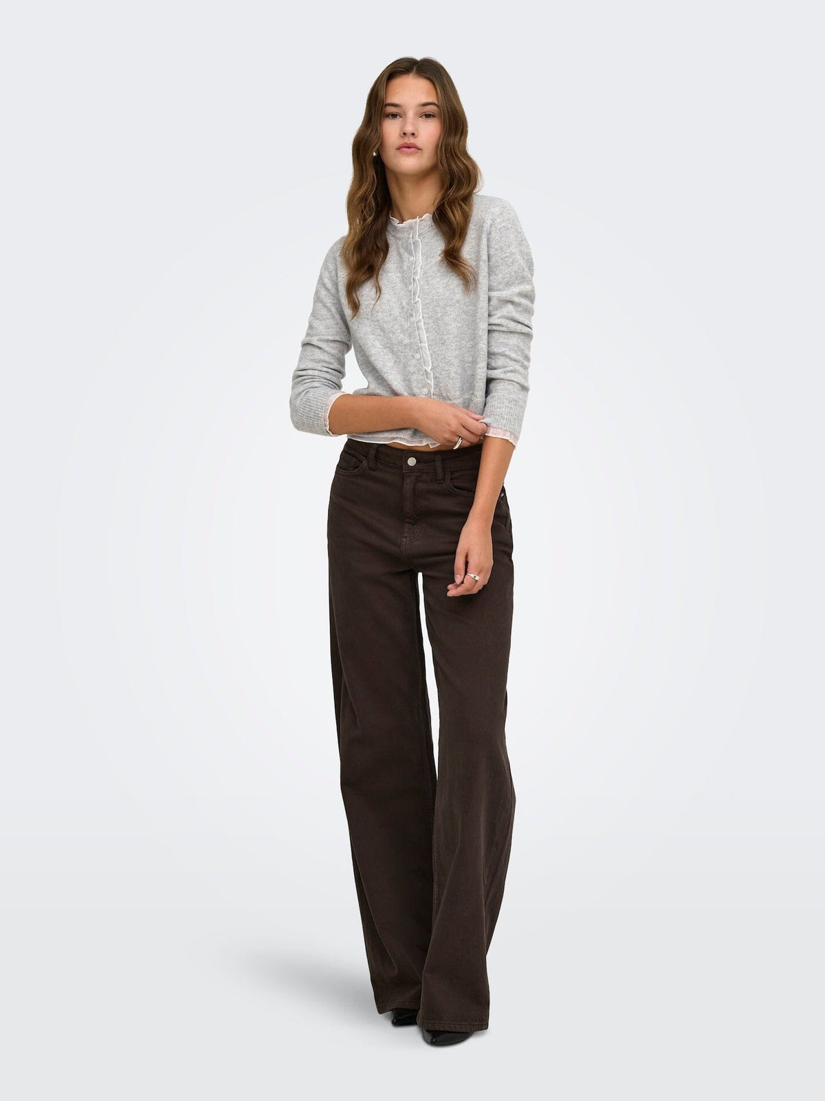 Rine Cardigan | Light Grey Cardigan Only 