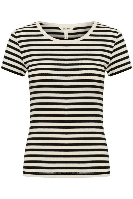 Rochelle T-Shirt | Black Stripe Shirts & Tops Part Two 