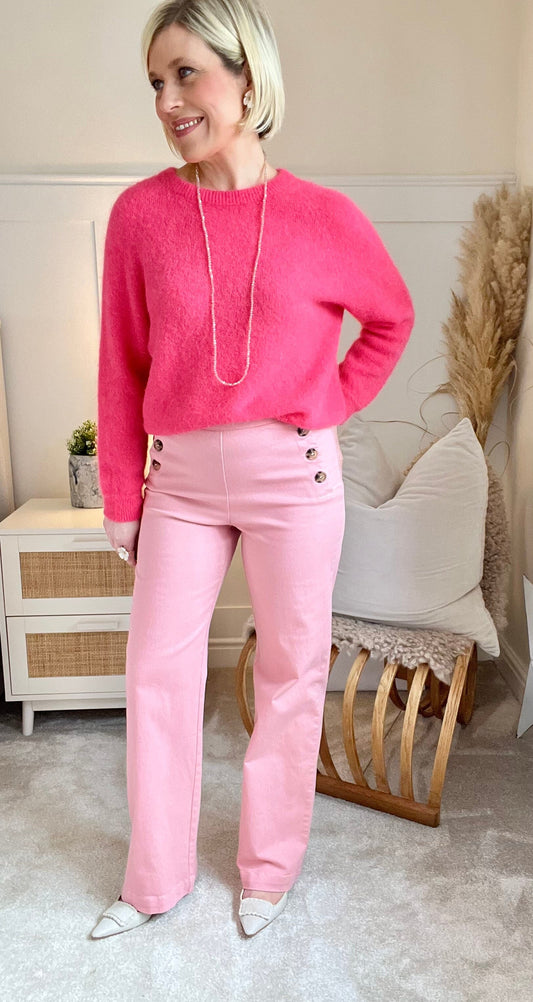 Rosalie Trousers | Pink Trousers French Edit 