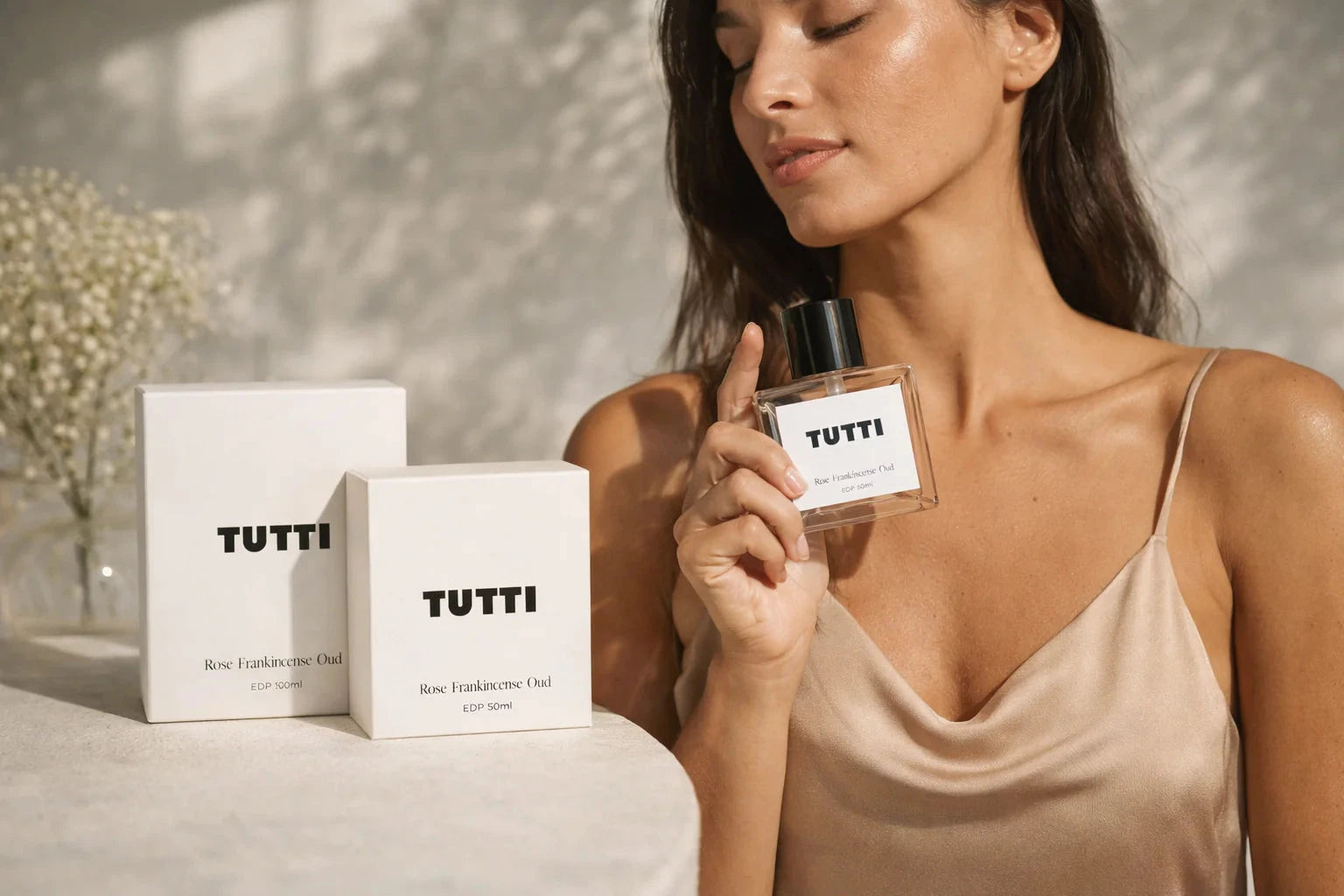 Rose.Frankincense.Oud Eau De Parfum | 50ml Tutti & Co 
