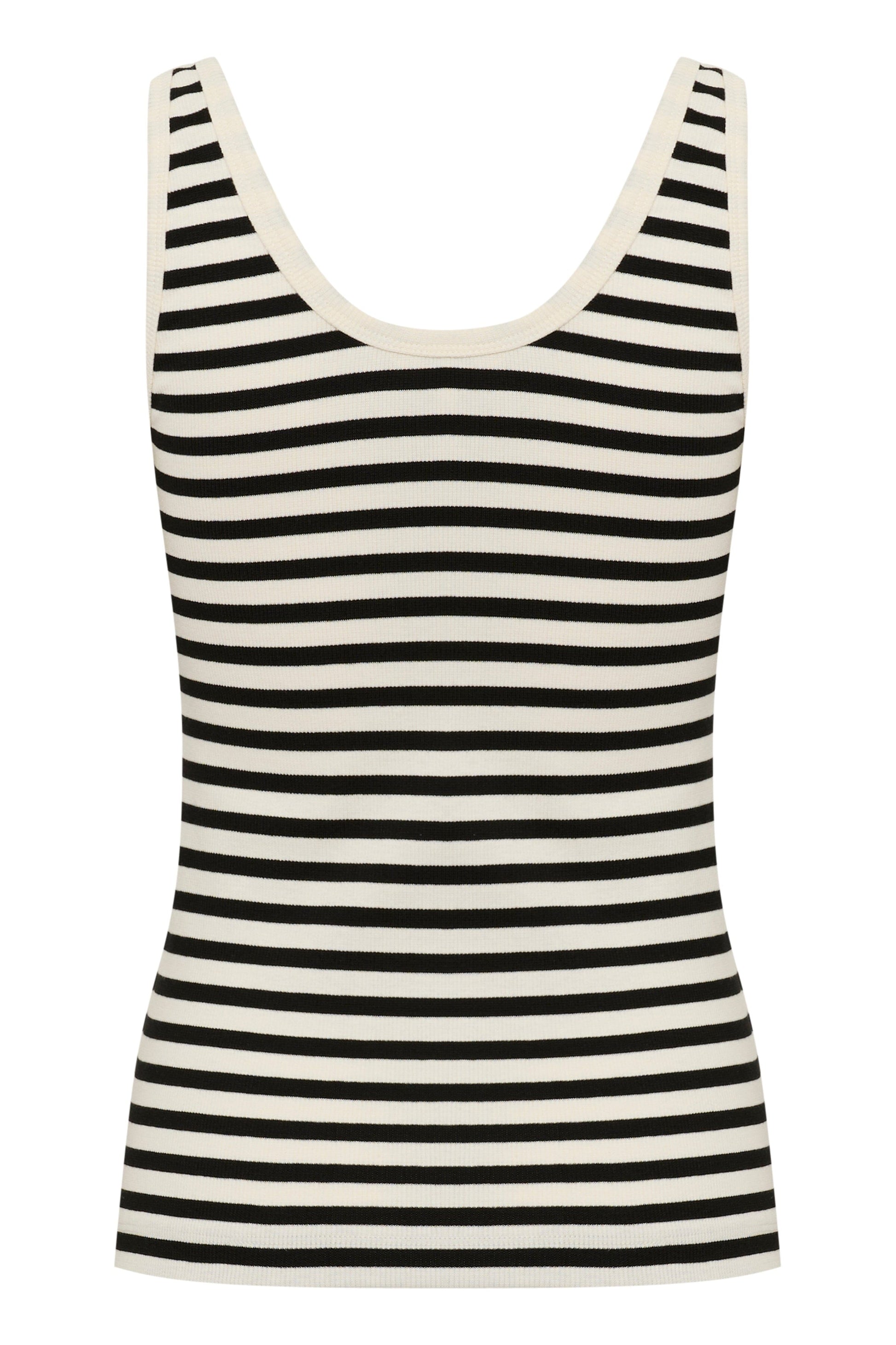Roselyn Vest | Black Stripe Shirts & Tops Part Two 