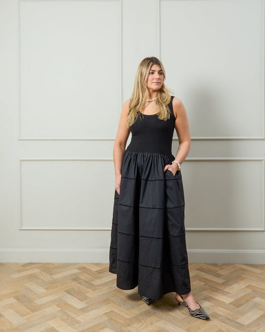 Rowena Dress | Black Dresses Chalk 