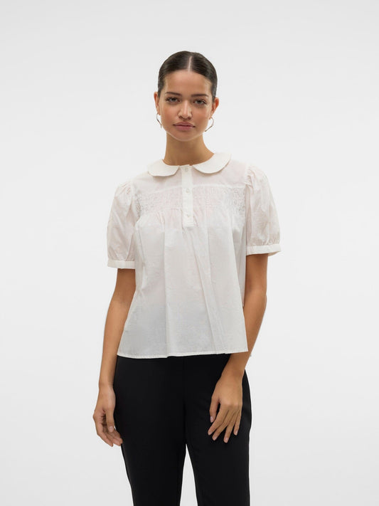 Roxanne Top | Snow White Shirts & Tops Vero Moda 