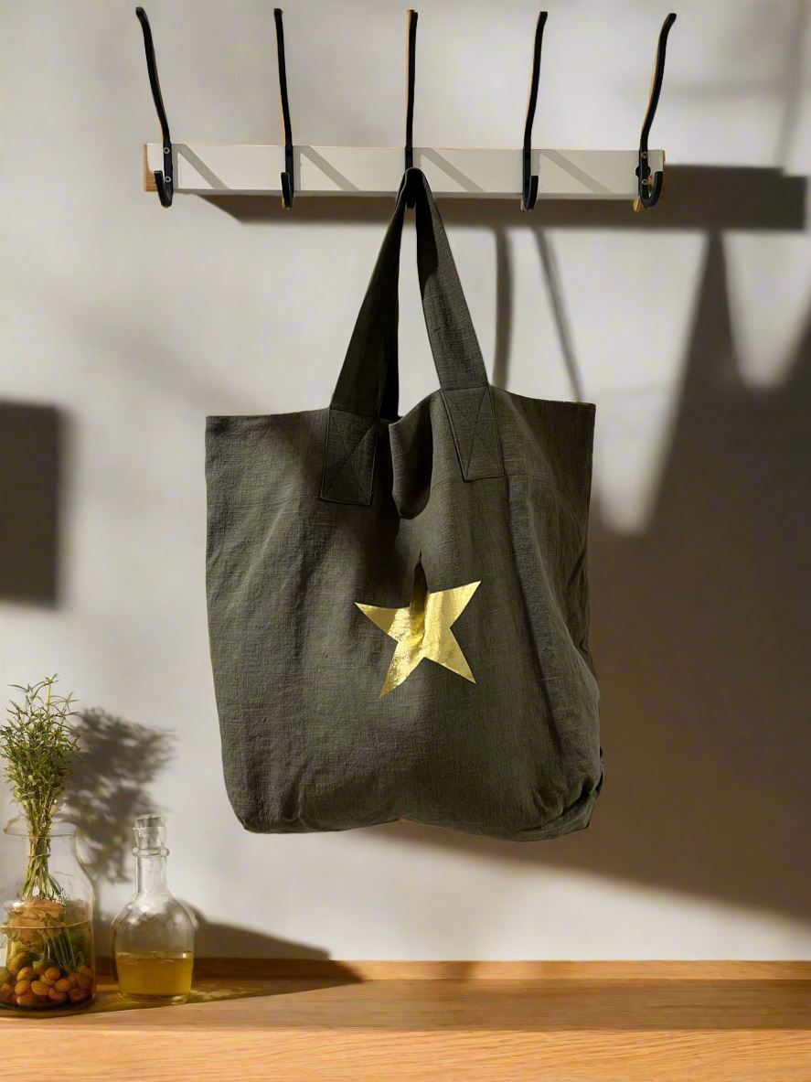 Sammy Shopper | Ramie Cotton | 2 Colours Handbags Chalk 