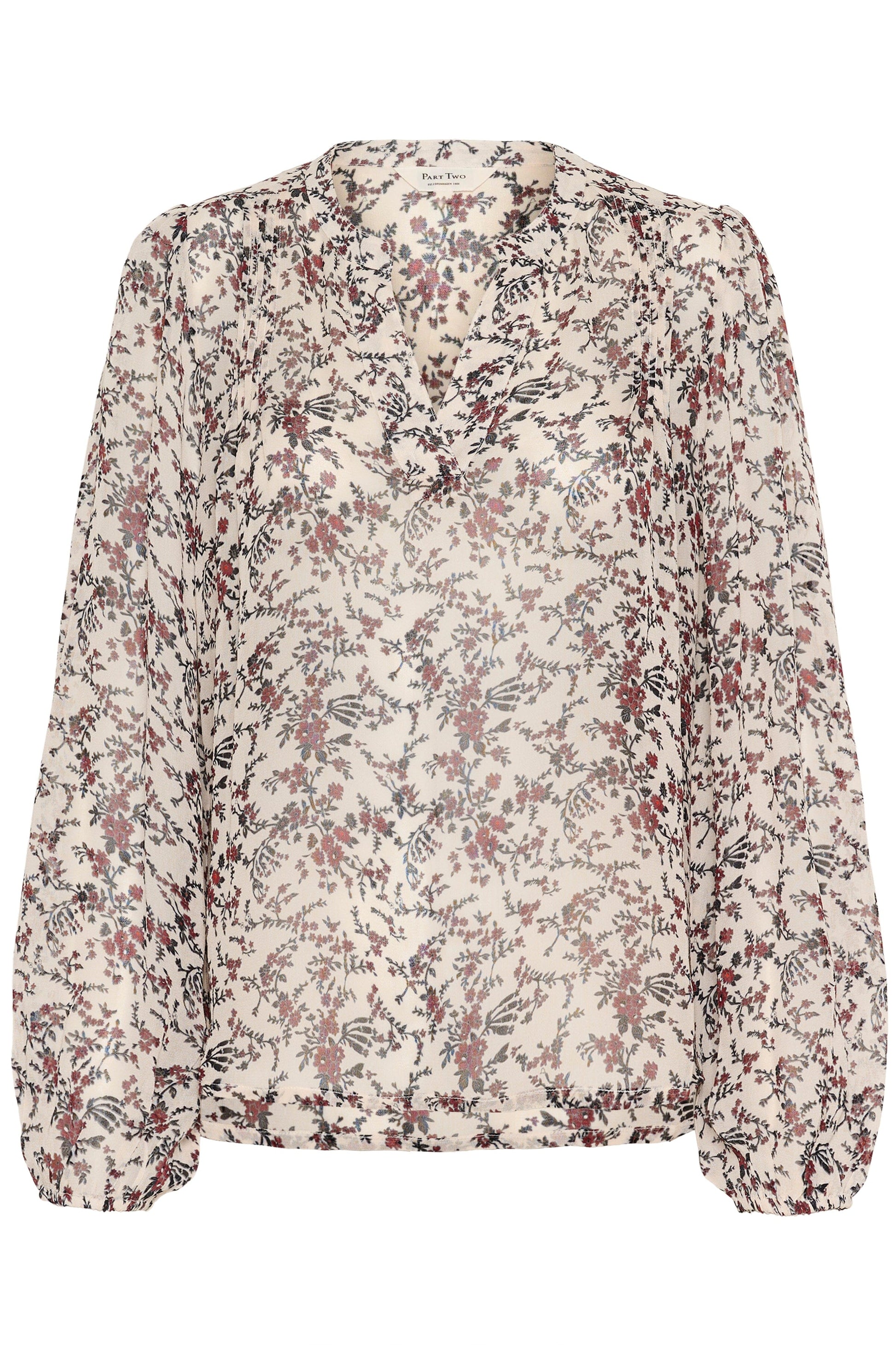 Sandi Blouse | Whitecap Grey Floral Blouse Part Two 
