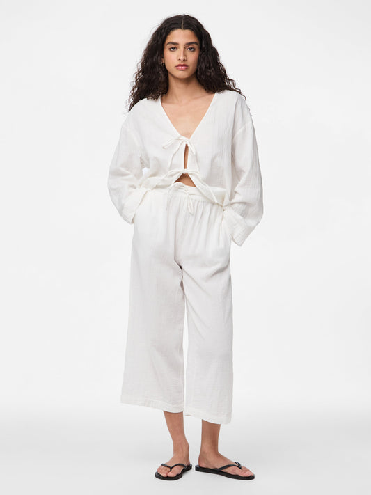 Sastina Culottes | Cloud Dancer Pants Pieces 
