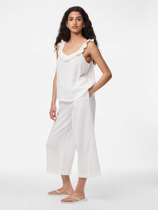 Sastina Culottes | Cloud Dancer Pants Pieces 