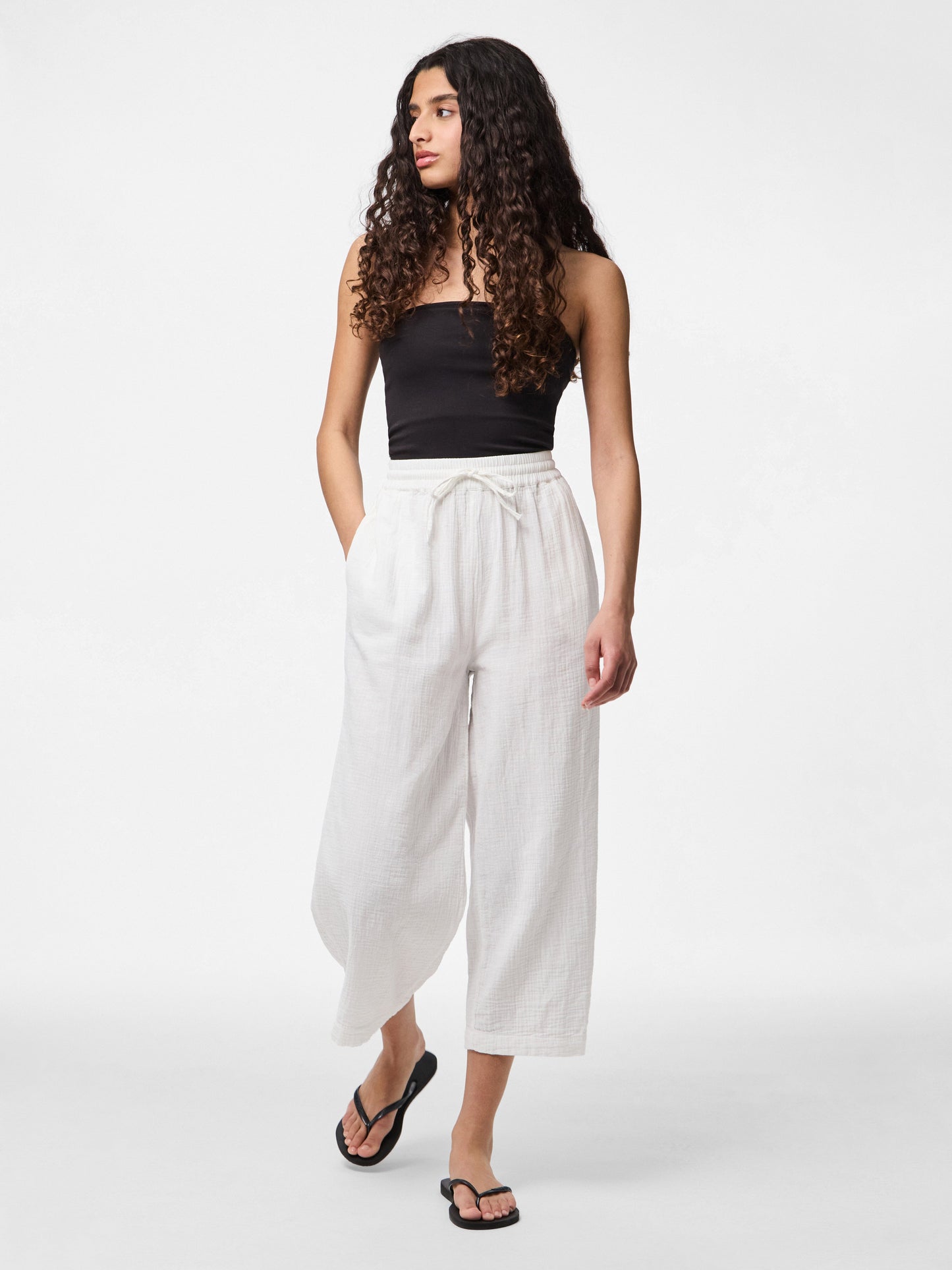 Sastina Culottes | Cloud Dancer Pants Pieces 