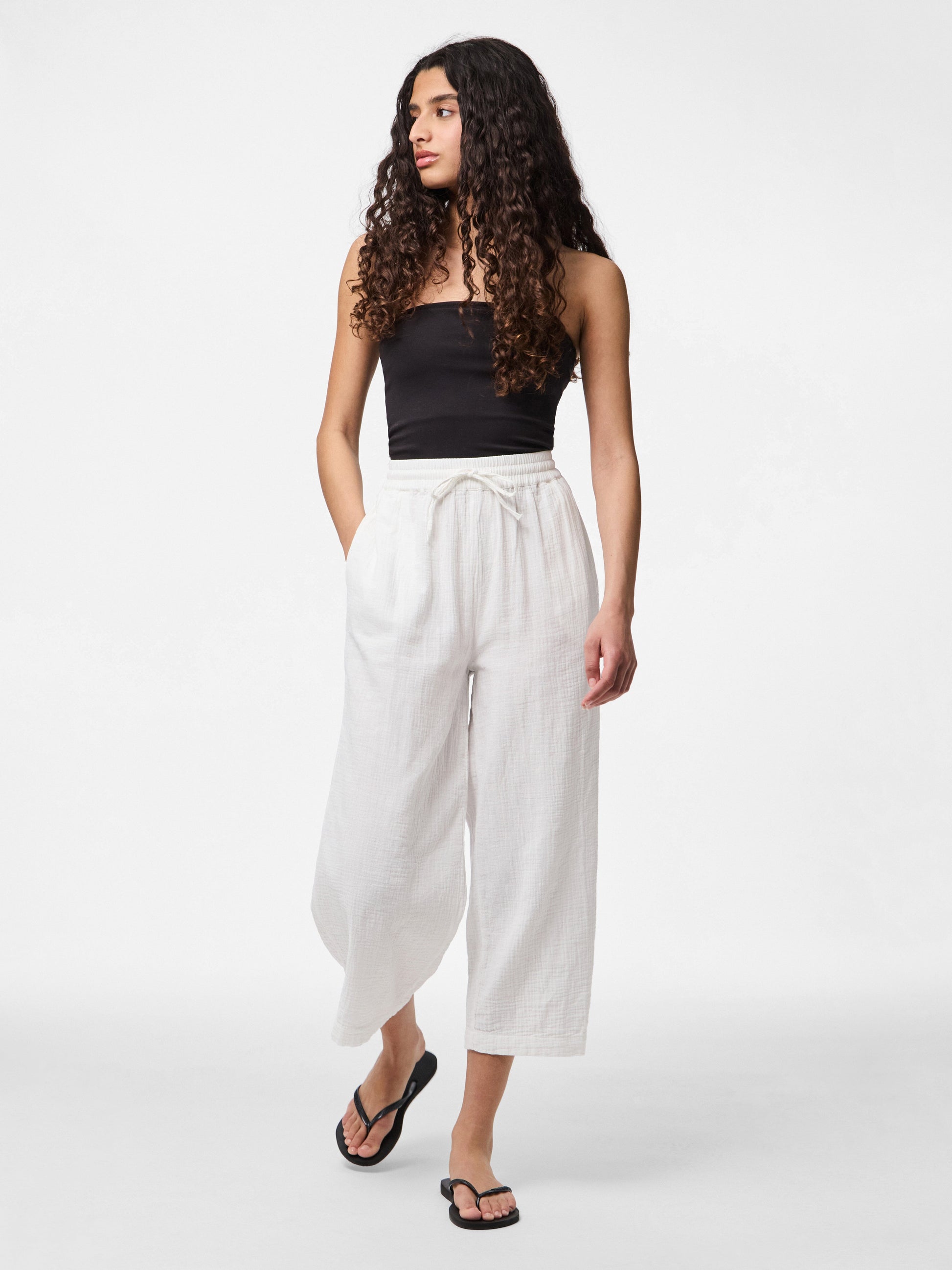 Sastina Culottes | Cloud Dancer Pants Pieces 
